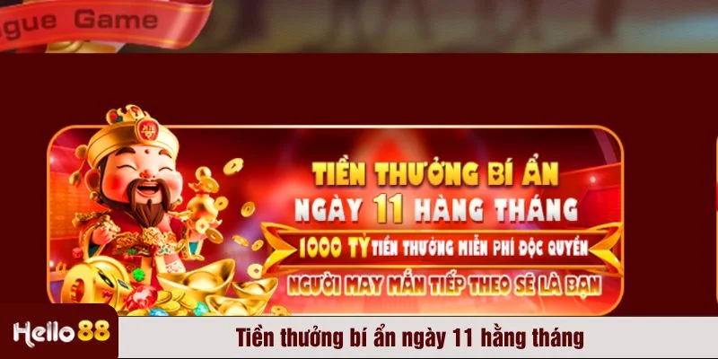 1000 tỷ đồng được phân bổ ngẫu nhiên cho thành viên Hello88
