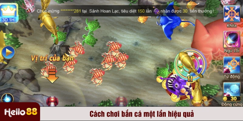 Cách chơi bắn cá một lần hiệu quả