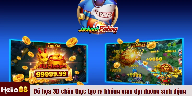 Đồ họa 3D chân thực tạo ra không gian đại dương sinh động