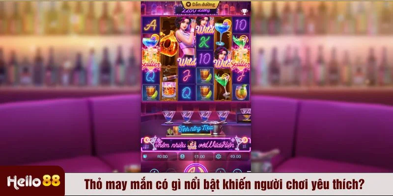 Thỏ may mắn nổi tiếng với chất lượng đồ họa và cơ chế thưởng hấp dẫn